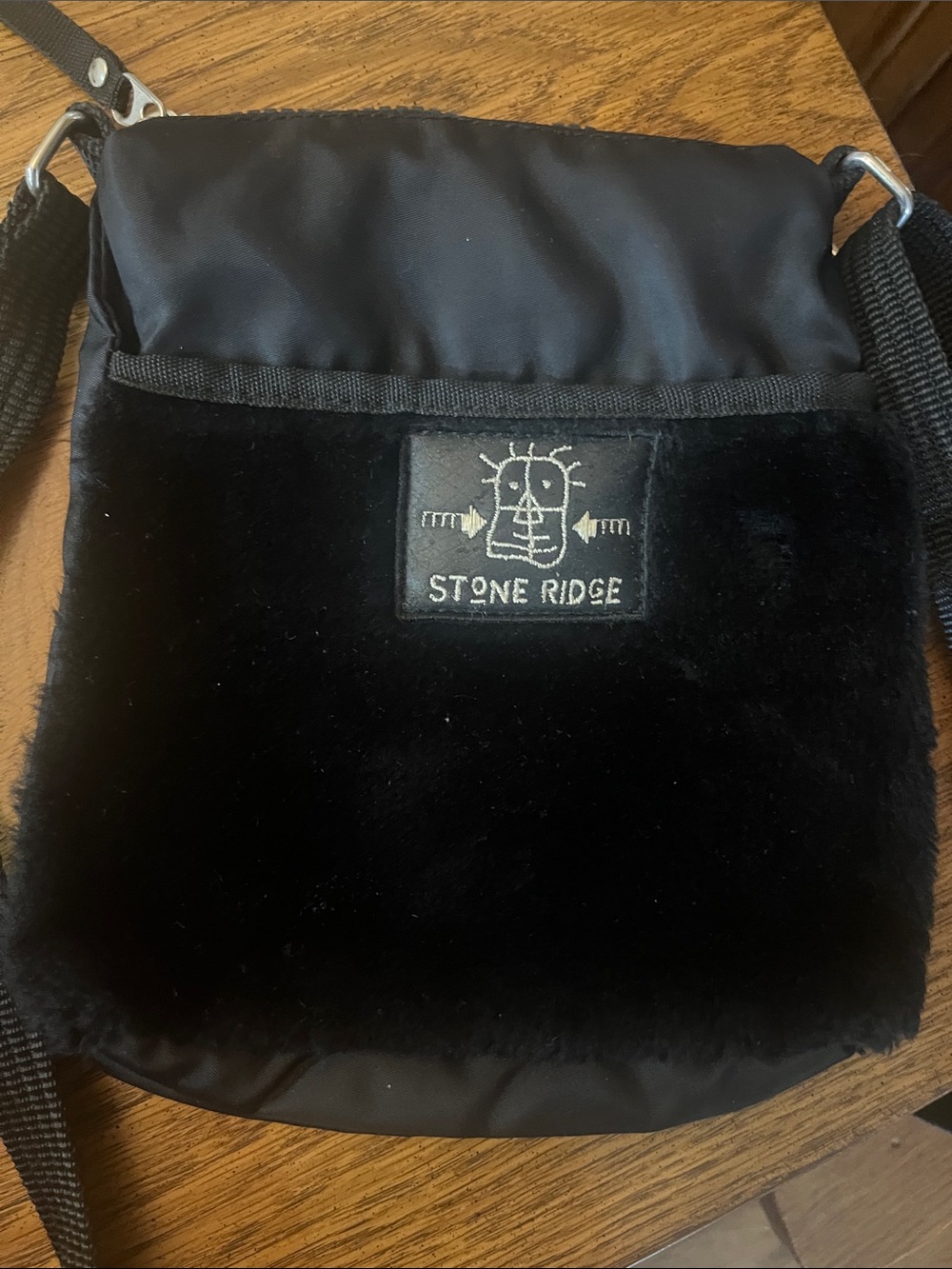 Black  Messenger Crossbody